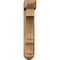Ekena Millwork Balboa Arts and Crafts Rough Sawn Bracket w/ Offset Brace, Western Red Cedar, 6"W x 24"D x 32"H BKT0604X24X32BOA03RWR - alternate 3